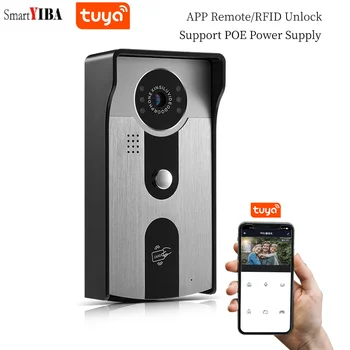 SmartYIBA Tuya APP 1080P WIFI Умный Дверной Звонок IP-Видео Дверной Звонок Для Обнаружения Движения Suveillance HD Камера RFID Разблокировка Доступа К Двери Комплект