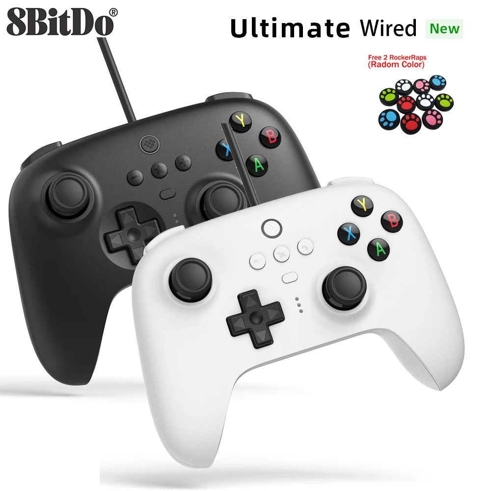 8 Bitdo Ultimate Controller Проводной геймпад USB Ручка, совместимая с игровыми аксессуарами Windows . ' - ' . 0