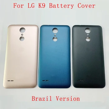 Крышка батарейного отсека Корпус задней двери Задняя крышка для LG K9 K8 2018 X210 Крышка батарейного отсека с логотипом