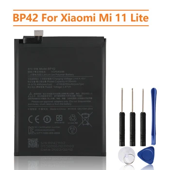Сменный аккумулятор BP42 для Xiaomi Mi 11 Lite, перезаряжаемый аккумулятор для телефона 4250 мАч